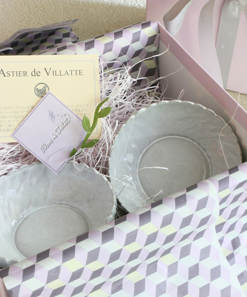 Astier de Villatte マーガレット・鳥のフルーツボウル – Blanc de Juillet
