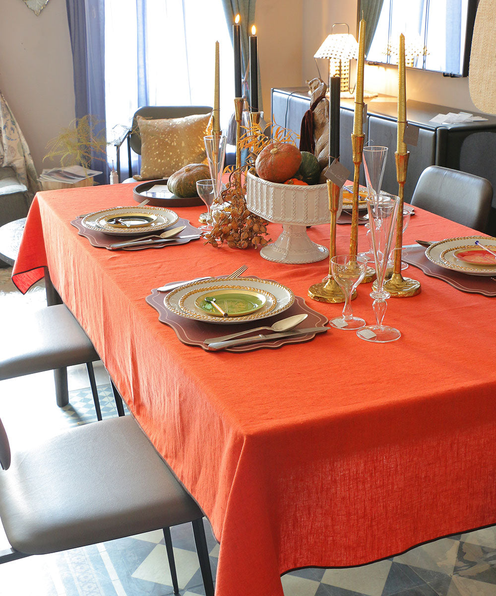 テーブルクロス・ヴェローヌ・トマト – Blanc de Juillet