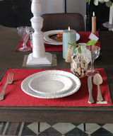 Luncheon Mat Verone Gray Blue [Water Repellent]