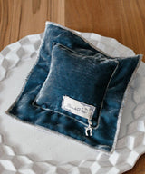 Lavender Sachet, Silk Velvet, Dark Blue, Medium