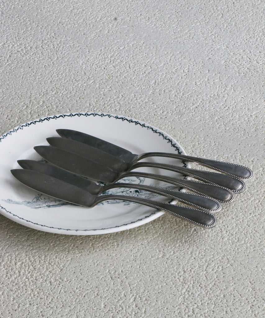 アンティーク・フィッシュナイフ5本セット