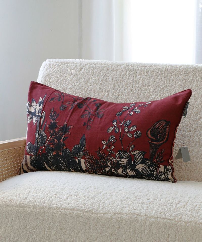 Beatrice LAVAL Silk Cushion Garden 42x70