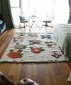 PO!PARIS Wool Rug 175x215 Natalie Lete Flower