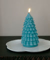 Deluxe Homeart LED Candle Christmas Tree 18cm Blue Green