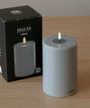 Deluxe Homeart LED Candle・Gray・Φ10H15cm