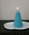 Deluxe Homeart LED Candle Christmas Tree 16cm Blue Green