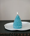Deluxe Homeart LED Candle Christmas Tree 11cm Blue Green