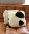 Dyreskinn Sheepskin Cushion British Holstein 40x40