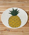 Les Ottomans Beaded Placemat Pineapple