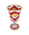 Les Ottomans Wine Glass Ikat Rouge