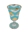 Les Ottomans Wine Glass Ikat Light Blue