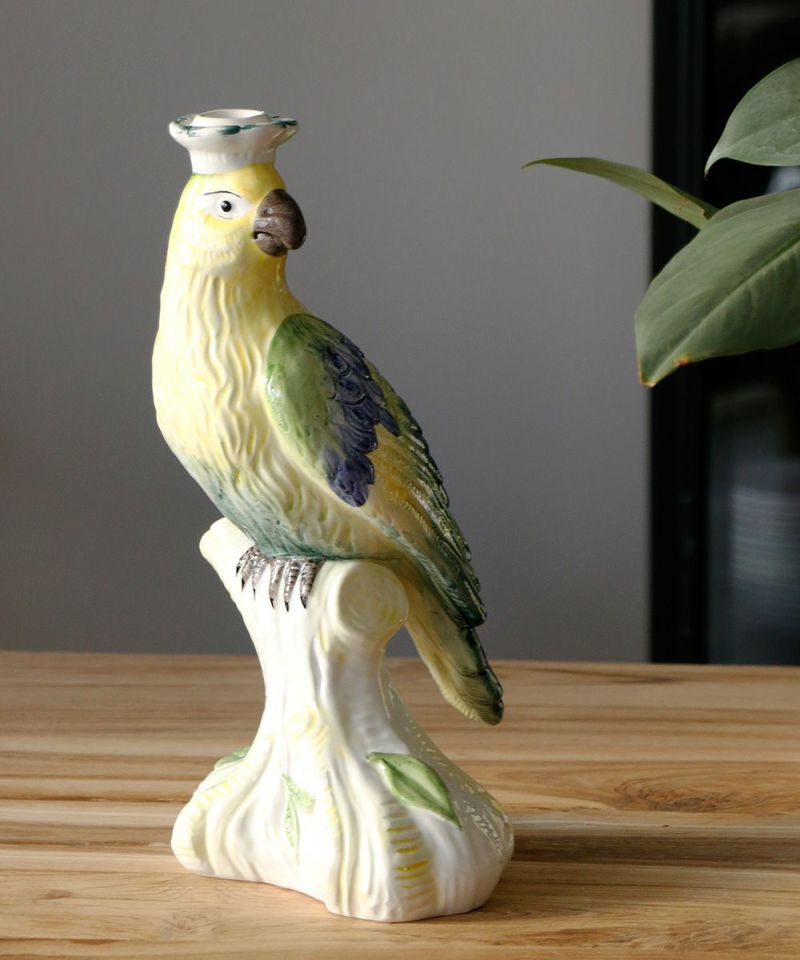 Les Ottomans Candleholder Parrot A