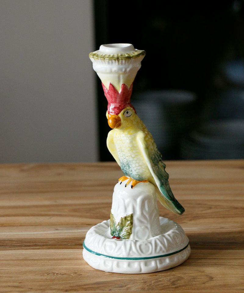 Les Ottomans Candle Holder Parrot S