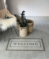 Beija Flor 玄関マット・モザイク・WELCOME・100x50